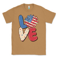 Toasted Coconut love 4th of july Classic Tee - MaliasSmallBusiness