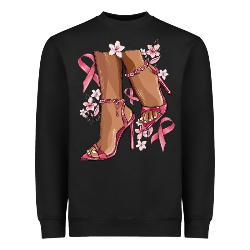 Cancer High Heels Heavyweight Sweatshirt by MaliasSmallBusiness | Teevron