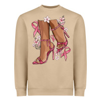 Mushroom cancer high heels Heavyweight Sweatshirt - MaliasSmallBusiness