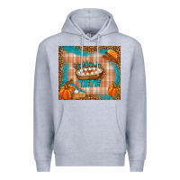 Heather Grey just here for the pie Premium Hoodie - TumblerDesignByShophia