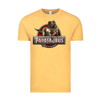 Vintage Mustard Papasaurus T-Rex Vintage Tee - LillyAllenDesigns