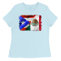 Baby Blue mexico and puerto rico Ladies Tee - CTS Tumbler Store