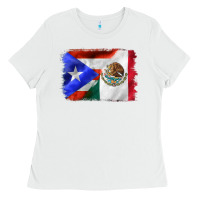 White mexico and puerto rico Ladies Tee - CTS Tumbler Store
