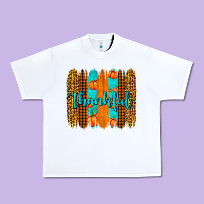 Thankful Brushstrokes Urban Heavy Tee Designed By Adodesignshop
