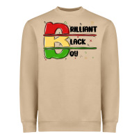 Mushroom black boy Heavyweight Sweatshirt - MaliasSmallBusiness