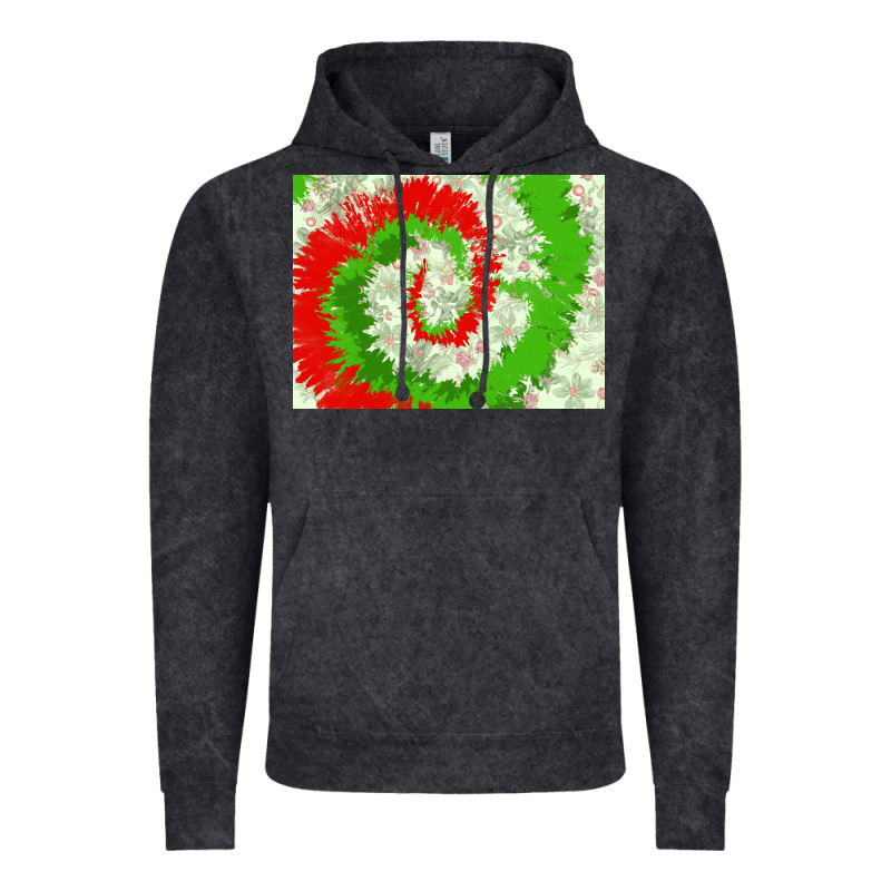 Tie Dye Background Christmas 3200x2400 Vintage Hoodie by AdoDesignShop | Teevron