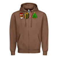 Chestnut christmas items Zipper Hoodie - LillyAllenDesigns