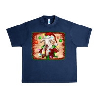 Navy christmas lamb Urban Heavy Tee - Jasminsmagicworld