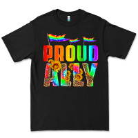 Black proud ally Premium Tee - HRA Design Shop