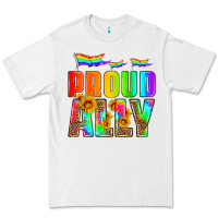 White proud ally Premium Tee - HRA Design Shop