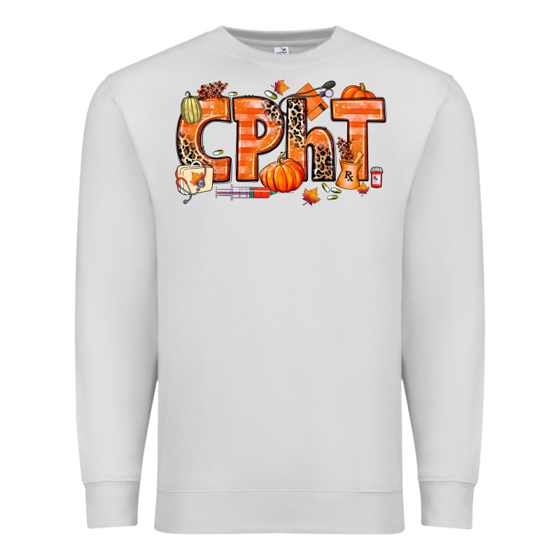 Fall Cpht Pharmacy Technician Premium Sweatshirt by texasbilliewilder | Teevron