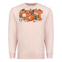 Pale Pink Fall CPHT Pharmacy Technician Premium Sweatshirt - texasbilliewilder