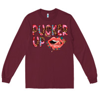 Burgundy pucker up Long Sleeve Tee - JahusDesignShop