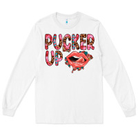 White pucker up Long Sleeve Tee - JahusDesignShop