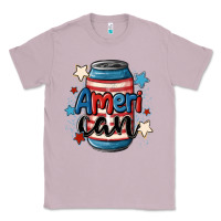 Lilac American can cooler Classic Tee - MaliasSmallBusiness