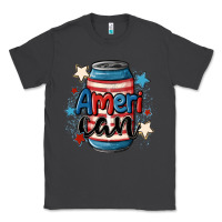 Smoke American can cooler Classic Tee - MaliasSmallBusiness