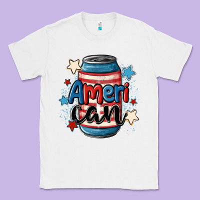 American Can Cooler Classic Tee Designed By Maliassmallbusiness