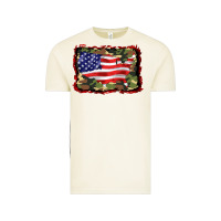 Vintage Arctic distressed american flag Vintage Tee - BarkalooDesign