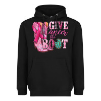 Give Cancer The Boot Heavyweight Hoodie | Teevron
