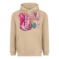Mushroom give cancer the boot Heavyweight Hoodie - NancyCooperArtShop