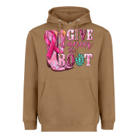 Toasted Coconut give cancer the boot Heavyweight Hoodie - NancyCooperArtShop