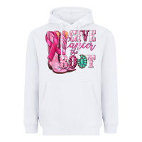 White give cancer the boot Heavyweight Hoodie - NancyCooperArtShop