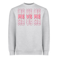 Heather Grey me vs me Heavyweight Sweatshirt - MaliasSmallBusiness