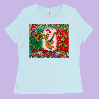 Mexican Skeletons Ladies Tee Designed By Cts Tumbler Store