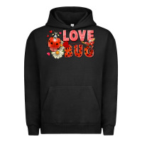 Pigment Black Love Bug Urban Hoodie - FaDigitalArtStudio