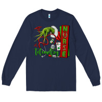 Navy grinch hand telemetry nurse Long Sleeve Tee - NancyCooperArtShop