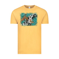 Vintage Mustard cowhide turquoise leather background Vintage Tee - AdoDesignShop