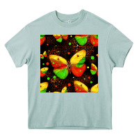 Arona juneteenth butterflies seamless pattern Heavy Core Tee - HRA Design Shop