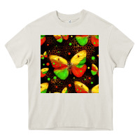 Juneteenth Butterflies Seamless Pattern Heavy Core Tee | Teevron