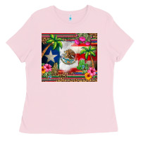 Bubblegum Pink mexico and puerto rico Ladies Tee - CTS Tumbler Store