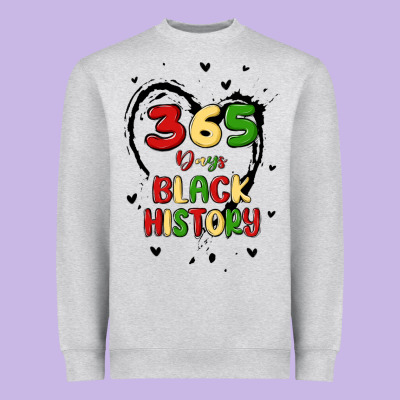 365 Days Heavyweight Sweatshirt Designed By Maliassmallbusiness