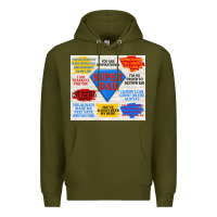 Army Green super dad Premium Hoodie - TumblerDesignByShophia
