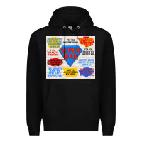 Black super dad Premium Hoodie - TumblerDesignByShophia