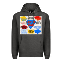 Charcoal Heather super dad Premium Hoodie - TumblerDesignByShophia