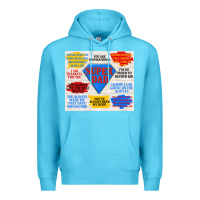 Ocean Blue super dad Premium Hoodie - TumblerDesignByShophia