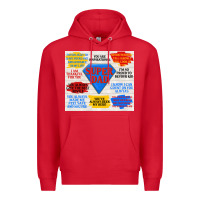 Red super dad Premium Hoodie - TumblerDesignByShophia