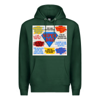 Sports Green super dad Premium Hoodie - TumblerDesignByShophia