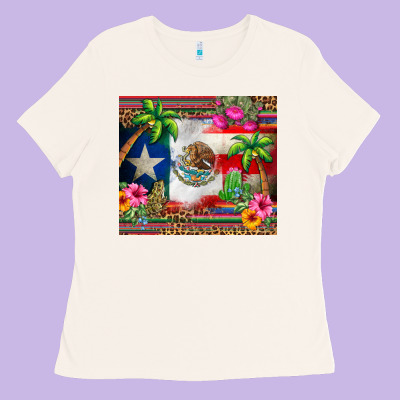Mexico And Puerto Rico Ladies Tee Designed By Cts Tumbler Store
