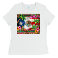 White mexico and puerto rico Ladies Tee - CTS Tumbler Store