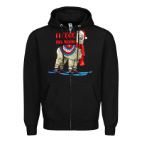 Black Fleece Navidad Alpaca Zipper Hoodie - LillyAllenDesigns