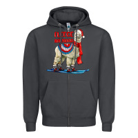 Smoke Fleece Navidad Alpaca Zipper Hoodie - LillyAllenDesigns