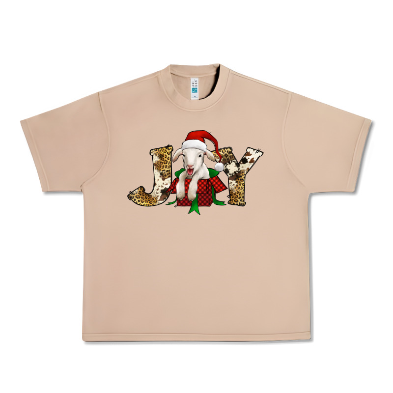 Joy Christmas Lamb Urban Heavy Tee by Jasminsmagicworld | Teevron