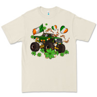 Bone monster truck with shamrocks Premium Tee - AdoDesignShop