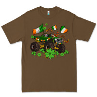 Cacao monster truck with shamrocks Premium Tee - AdoDesignShop
