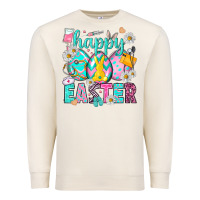 Sandshell Happy Easter eggs Nurse Premium Sweatshirt - NancyCooperArtShop