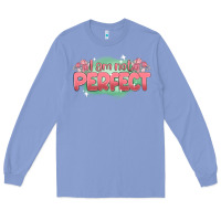 Colony Blue i am not perfect Long Sleeve Tee - MaliasSmallBusiness